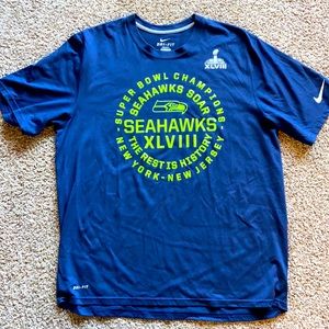 Seattle Seahawks Super Bowl championship fan wear